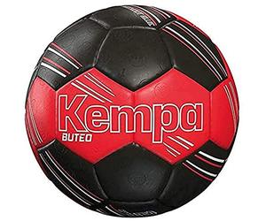 Kempa Buteo Pallone da pallamano, per ragazzi e ragazze, 200188801, rosso/nero, M