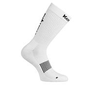 Kempa - Calze da Uomo, Uomo, Logo Classic, Bianco, FR : chaussettes : 47-50 (Taille Fabricant : 46-50)