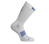 Kempa - Calze da Uomo, Uomo, Logo Classic, Blanc/Azur, FR : chaussettes : 31-34 (Taille Fabricant : 31-35)