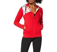 Kempa Core 2.0 - Giacca con Cappuccio, da Uomo, Colore: Rosso/Grigio Scuro mélange, S