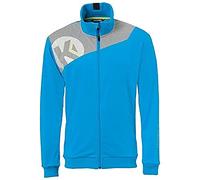 Kempa Core 2.0 Poly Jacke, Oberbekleidung Unisex-Adulto, Blu Kemp/Grigio Scuro melan, XL
