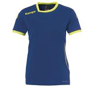 Kempa Curve Trikot, Maglietta Donna, Blu (deep blau/fluo gelb), XL