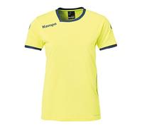 Kempa Curve Trikot, Maglietta Donna, Giallo (fluo gelb/deep blau), XL