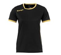 Kempa Curve Trikot, Maglietta Donna, nero/oro, XS