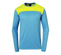Kempa Emotion 2.0 Langarmshirt, Maglia a Maniche Lunghe da Bambino, Blu Royal/Blu Marino, 152