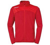 Kempa Emotion 2.0 Poly Jacket Felpa, Uomo, Chili Red/Red, 4XL