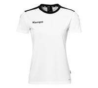 Kempa Emotion 27 Camicia da Donna T, Bianco/Nero, XXL, Bianco/Nero, XXL