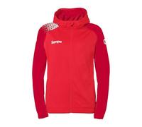 Kempa Giacca sportiva da pallamano Emotion 27 con cappuccio per donna e ragazza con cappuccio foderato - pile all'interno - con tasche con cerniera
