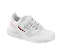 Kempa Kourtfly - Scarpe da Pallamano da Bambino, 29 EU, Colore: Bianco/Rosso/Nero, Bianco, Rosso, Nero., 29 EU