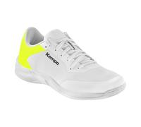 Kempa Kourtfly Three W, Scarpe Sportive Donna, Bianco Fluo Giallo, 43 EU