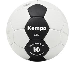 Kempa Leo Black & White Pallone da pallamano da allenamento e da gioco, resistente e maneggevole, adatto per tutte le età, nero/bianco, taglia 3