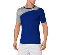Kempa Maglia Core 2.0, Uomo, Royal/Dark Grau Melange, XL