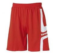 Kempa - Pantaloncini Aspire, Unisex, Shorts Aspire, Rosso/Bianco, XS