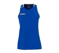 Kempa Player Tank Top Women Canotta, Blu Royal/Bianco, M Donna