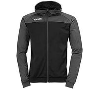 Kempa Prime Multi Jacket, Giacca da Pallamano con Cappuccio da Uomo, Antracita, 128