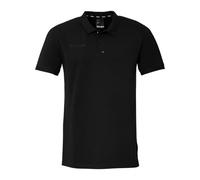 Kempa Prime, Polo da Uomo, Donna e Bambino, con Colletto Polo, Nero, 14 Anni