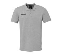 Kempa Prime Short Sleeve Polo Grigio 164 cm Ragazzo