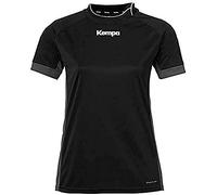 Kempa Prime Shirt - Maglietta da Pallamano da Donna, Donna, 200312201, Nero/Antracite, M