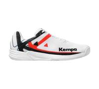 Kempa Scarpe da Pallamano da Uomo Wing 2.0, Bianco/Rosso/Nero, 40.5 EU, Bianco, Rosso, Nero., 40.5 EU