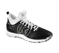 Kempa Scarpe da Pallamano Unisex Attack Mid, Nero/Bianco, 45.5 EU