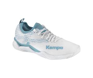 Kempa Scarpe da Pallamano Unisex Wing Lite 2.0 W Game Changer, Scarpe da Ginnastica, Bianco Aqua, 38.5 EU