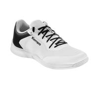 Kempa Scarpe Sportive Unisex Kourtfly Three, Bianco Nero, 37.5 EU