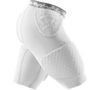 McDavid - Pantaloncini sportivi da uomo, modello Hex Pad, Bianco, Large