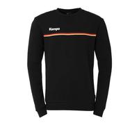 Kempa Sweatshirt Team Ger - Maglia di Tuta Unisex, Nero,