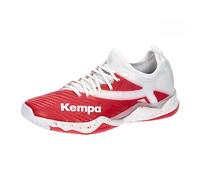 Kempa Wing Lite 2.0 Women, Pallamano, Scarpe Sportive Donna, Bianco/Rosso, 39.5 EU