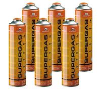 KEMPER - Cartucce gas 330 g Confezione da 6 bottiglie butano propano 600 ml caramella gas universale valvola 7/16