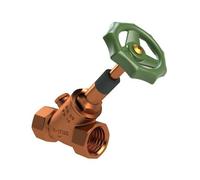 Kemper Eco Freistrom-Absperrventil Rg Con Entleerstopfen G1/4, IG DN20