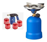 Kemper KE2019SETS Kit per SALDARE, Metal, Blu/Nero, Unica & Kemper KE2009 fornello a gas ad elevatissima potenza