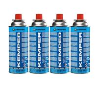 BOMBOLETTA CARTUCCIA RICARICA GAS BUTANO 227 GR FORNELLO CUCINA KEMPER 4 PZ CF