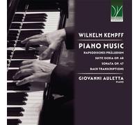 Giovanni Auletta Kempff, Wilhelm : Musique pour Piano (CD)