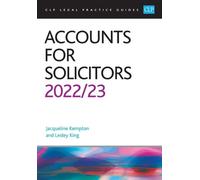 Kempton King Accounts for Solicitors 2022/2023 (Tascabile)