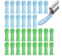 KEMUZ 100 Pezzi Ricambi Punte Pulizia Orecchie Professionali, Silicone Ipoallergenico Per Rimozione Cerume, Compatibile Con La Maggior Parte Dei Pulitori Auricolari, Ideale Per Uso Domestico E Clinico