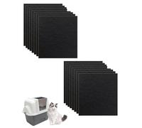 KEMUZ 16Pcs Filtro a Carbone Attivo per Lettiera per Gatti,Filtri di Ricambio per Lettiera per Gatti,Filtro a Carbone per Deodorante,per Lettiera per Gatti,per Cucina e Servizi Igienici