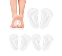 KEMUZ 3 Paia Morbida Supporto ad Arco Solette, Gel Piedi Arco Tamponi, Piatto Piede Piatto Correttore, Silicone Cuscinetto Ortopedico, Supporto Plantare Plantare In Silicone