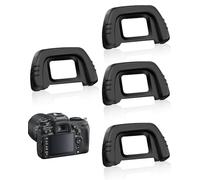 KEMUZ 4 Pezzi Oculare Fotocamera Professionale, Compatibile con Nikon D750 D610 D7000 D80 D90 D200 D3300 Z6 Z7, Sony A7R III 6300, Canon 6D Mark II, Antipolvere e Antiluce, Nero