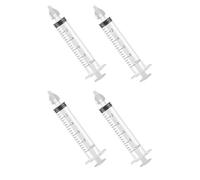 KEMUZ 4Pcs Siringa per Lavaggi Nasali Bambini 10 ml,Baby Doccia Nasale Sicuro e Confortevole, Irrigazione Nasale Riutilizzabile Portatile Aspiratore Nasale con 4 Pcs punta in silicone morbido