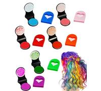 KEMUZ 6 Colori Gessi Colorati per Capellis, Gessetti Colorati per Capelli, per Bambini Colore Capelli Temporaneo, Couleur pour Cheveux pour le Bricolage fête Anniversaire Halloween