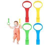 KEMUZ maniglie per box bambini Anelli Box Bambini,4 Pezzi Anelli per Culla Anelli Lettino Aiuta i Bambini Maniglie Box Bambini Aiuta il Bambino Ganci Box Bambini a Imparare a Stare in Piedi