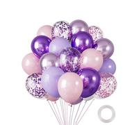 KEMUZ Palloncini Comunione e Battesimo Bambino - 30 Palloncini Eleganti per Feste Religiose, Compleanni