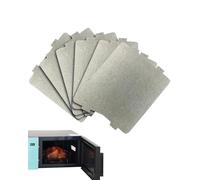 KEMUZ Piastra di Mica per Forno a microonde,6 Pezzi Mica per Microonde Universale Piastre per Forno a Microonde Accessori,Protezione per Forno a Microonde in Mica,Mica per Microonde Universale Pias