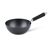Ken Hom KH420001 Mini Wok Antiaderente Acciaio al Carbonio, 20cm, Excellence, Padella a Induzione/Compatibile con Utensili in Metallo, Lavabile in Lavastoviglie, 5 Anni di Garanzia, KH420001