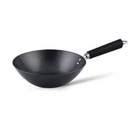 Ken Hom Wok Antiaderente Acciaio al Carbonio, 27cm, Excellence, Padella a Induzione/Compatibile con Utensili in Metallo, Lavabile in Lavastoviglie, 5 Anni di Garanzia, KH427001