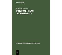 Ken-ichi Takami Preposition Stranding (Copertina rigida)