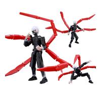 Ken Kaneki Action Figure 3D, Anime Kaneki Ken Figure stampate in 3D Statua multi-snodata mobile figura decorazione da scrivania per ufficio e casa, regalo per collezionisti, 13 cm