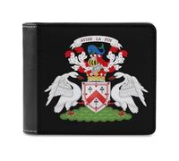 Ken-Nedy Marchese di Ailsa - Portafogli con stemma stampato, portafoglio bifold con scomparti multipli per carte di credito, per uomini e donne, Stile:, Taglia unica, MHXYZHW