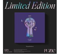KEN VIXX 2° Mini Album [PUZZLE] Pop-up Book Ver. CD + libro + P.Card + adesiv...